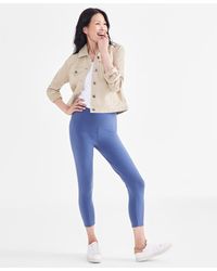 Style & Co. - High Rise Cropped Pull-on leggings - Lyst