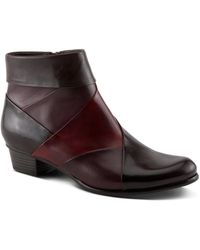 Spring Step - Mayvilla Colorblock Leather Bootie - Lyst