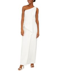 eliza j ruched one shoulder dress