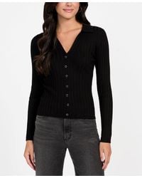 Guess - Long Sleeve Ribbed Miranda Sweater - Lyst