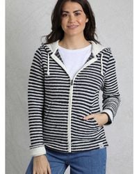 Weird Fish - Fisher Full Zip Stripe Macaroni Hoodie - Lyst