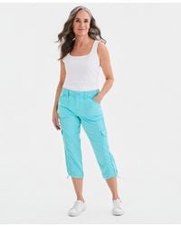 Style & Co. - Mid-rise Cargo Capri Pants - Lyst