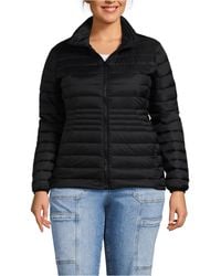Lands' End - Plus Size Wanderweight Packable Down Jacket - Lyst