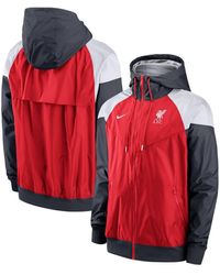 Nike - Liverpool Windrunner Hoodie Full-zip Jacket - Lyst