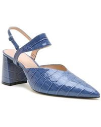 Alterre - Indigo Croc Elsie Customizable V Mule - Lyst