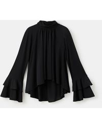 Mango - Flared Sleeves And Ruffles Blouse - Lyst