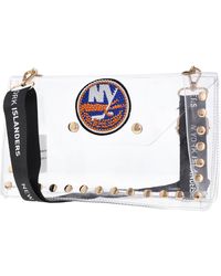 Cuce - New York Islanders Crystal Clear Envelope Crossbody Bag - Lyst