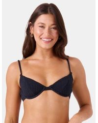 Roxy - Haleiwa Demi Underwire Bikini Top Scoop Front Cheeky Bottoms - Lyst