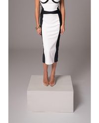 JLUXLABEL - Celebration Colorblock Midi Skirt - Lyst