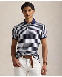Polo Ralph Lauren - Classic-fit Striped Mesh Polo Shirt - Lyst