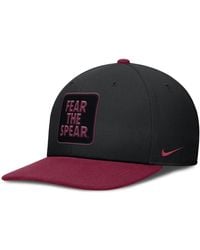 Nike - Black/garnet Florida State Seminoles 2025 Sideline Campus Pro Local Snapback Hat - Lyst
