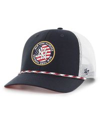 '47 - New York Yankees Union Patch Trucker Adjustable Hat - Lyst