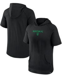 Fanatics - Austin Fc Match Raglan Short Sleeve Pullover Hoodie - Lyst