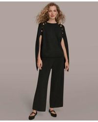 Donna Karan - Sleeveless Sweater Pull On Sweater Pants - Lyst