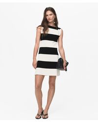 Mango - Asymmetrical Knitted Dress - Lyst