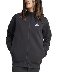adidas - Zip-front Logo Graphic Track Jacket - Lyst