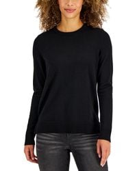 Style & Co. - Long-sleeve Crewneck Sweater - Lyst