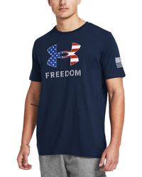 Under Armour - Relaxed Fit Freedom Logo Short Sleeve T-shirt - Lyst
