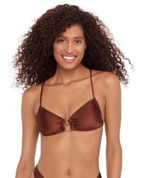 Steve Madden - X-back Ring V-neck Bralette Top - Lyst