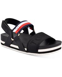 Tommy Hilfiger Flat sandals for Women - Up to 69% off | Lyst