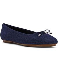 Anne Klein - Luci Cap Toe Ballet Flats - Lyst