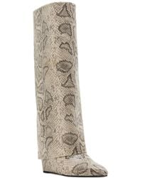 Madden Girl - Evander Wide-calf Fold-over Cuffed Knee High Wedge Dress Boots - Lyst