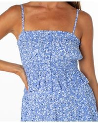 Roxy - Solar Peplum Top - Lyst