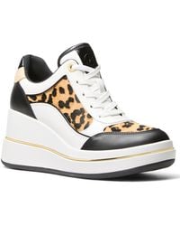 MICHAEL Michael Kors - Emmy Wedge Trainer Sneaker - Lyst