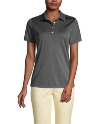 Lands' End - Short Sleeve Solid Active Polo - Lyst