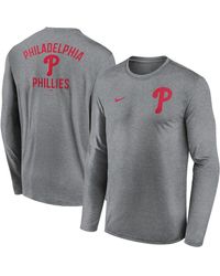 Nike - Philadelphia Phillies 2-hit Legend Performance Long Sleeve T-shirt - Lyst