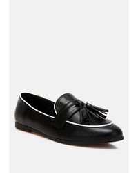 Rag & Co - Mythos Dual Tone Tassel Loafers - Lyst