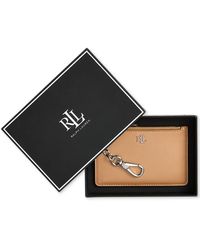 Lauren by Ralph Lauren - Leather Zip Card Case - Lyst