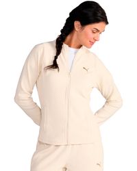 PUMA - Textured Knit Full-zip Jacket - Lyst