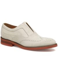 Johnston & Murphy - Ashford Wingtip Slip On Shoe - Lyst
