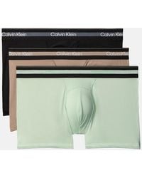 Calvin Klein - 3-pack Icon Active Mesh Trunks Underwear - Lyst
