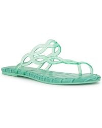 Jessica Simpson - Aloni Jelly Toe-ring Flat Sandals - Lyst