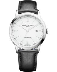 Baume & Mercier - Swiss Automatic Classima Leather Strap Watch 42mm M0a10332 - Lyst