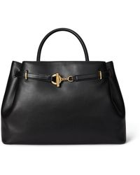 Ralph Lauren - Leather Devyn Satchel Bag - Lyst