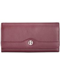 Giani Bernini Handbag, Receipt Manager Wallet - Purple