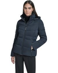 Calvin Klein - Faux-fur-lined Hooded Puffer Coat - Lyst