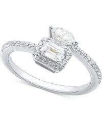 Macy's - Diamond Octagon & Marquise Bypass Engagement Ring (3/4 Ct. T.w. - Lyst
