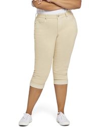 NYDJ - Plus Size Marilyn Straight Crop Cuff Jeans - Lyst