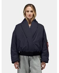 Alpha Industries - Shawl Collar Flight Jacket W - Lyst