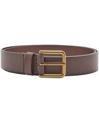 Mango - Square Buckle Belt - Lyst