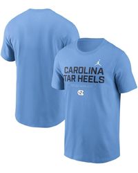 Nike - Carolina Blue North Carolina Tar Heels 2025 Courtside Basketball Performance T-shirt - Lyst