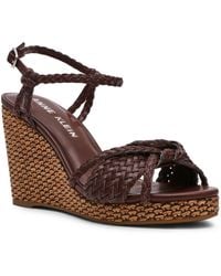 Anne Klein - Vow Braided Wedge Heel Sandals - Lyst