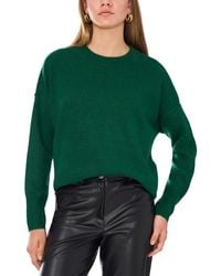 Vince Camuto - Cozy Crewneck Long-sleeve Extend-shoulder Sweater - Lyst