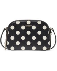 Kate Spade - Devin Dot Double Zip Dome Crossbody Bag - Lyst