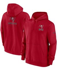 Nike - Tampa Bay Buccaneers Sideline Club Fleece Pullover Hoodie - Lyst