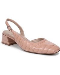 Naturalizer - Jayla Mid-heel Square Toe Slingback Pumps - Lyst
